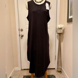 TIME AND TRU SLUB KNIT CASUAL DRESS MISSES SIZE LARGE NWT